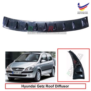 Hyundai Getz Vortex Generator Shark Fin Aerodynamic Rear Top Roof Diffuser Diffusor